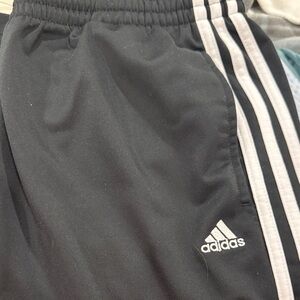 Adidas Kids Black and White Joggers